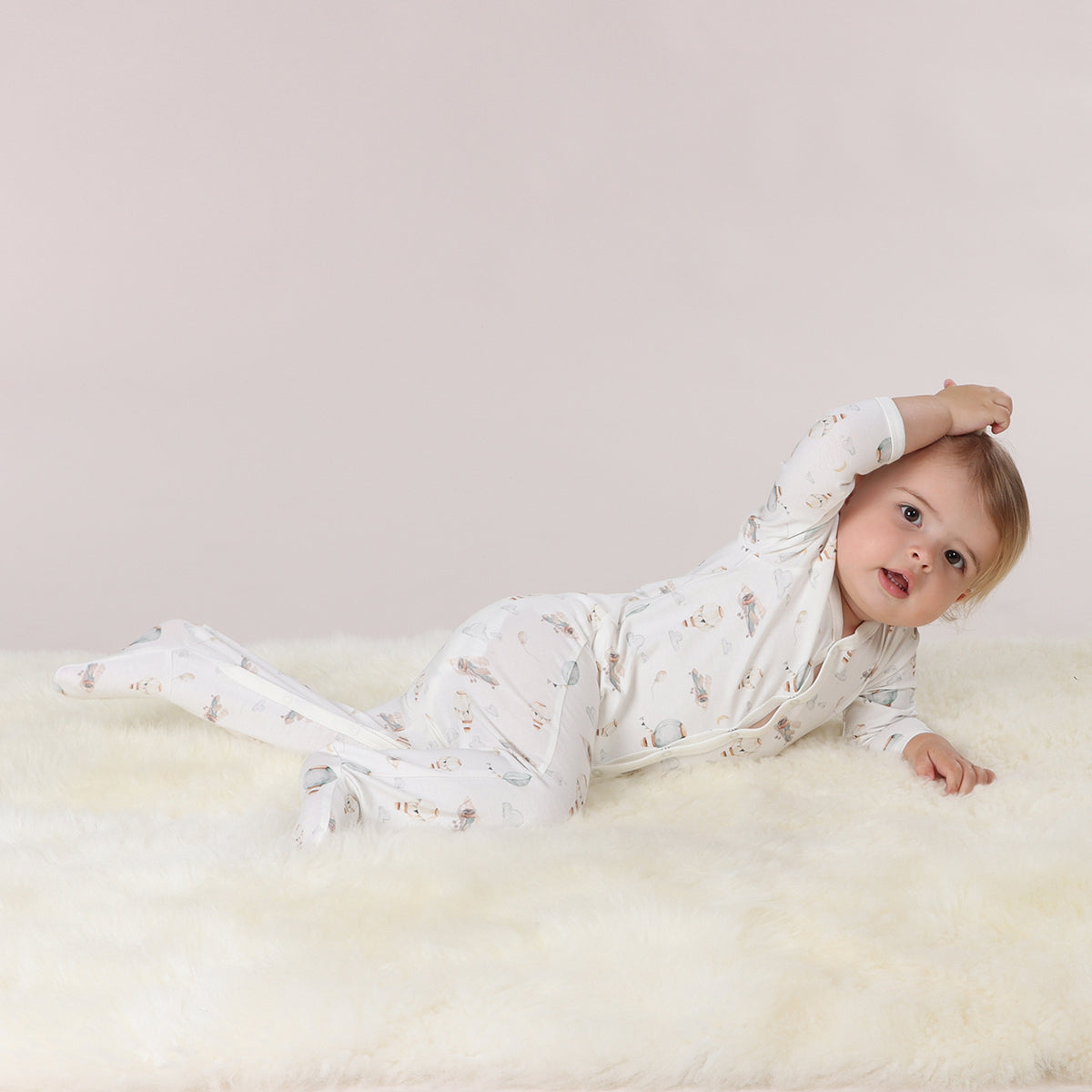 Cotton Babygrow - Little Bee by Dimples - Dimples