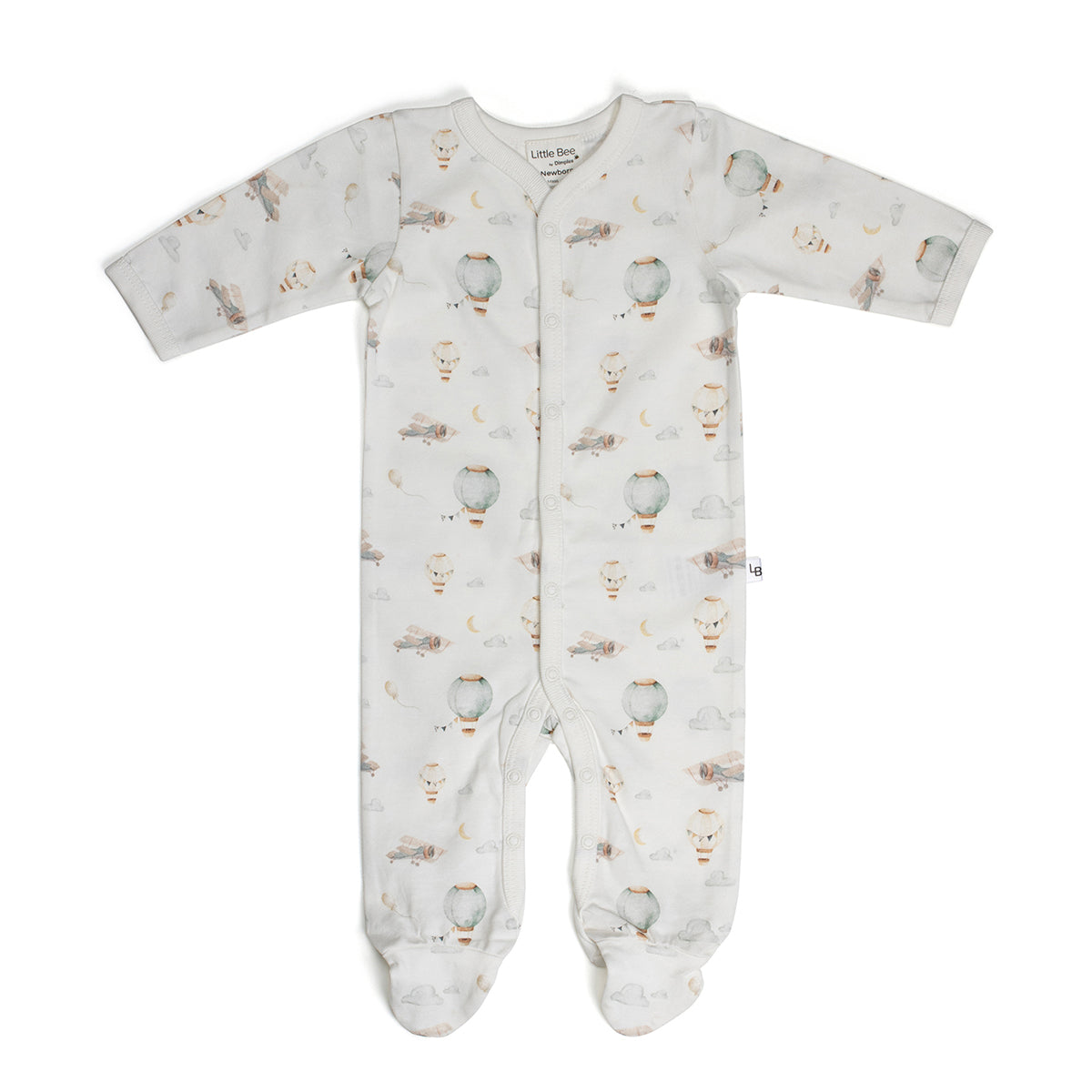Cotton Babygrow - Little Bee by Dimples - Dimples