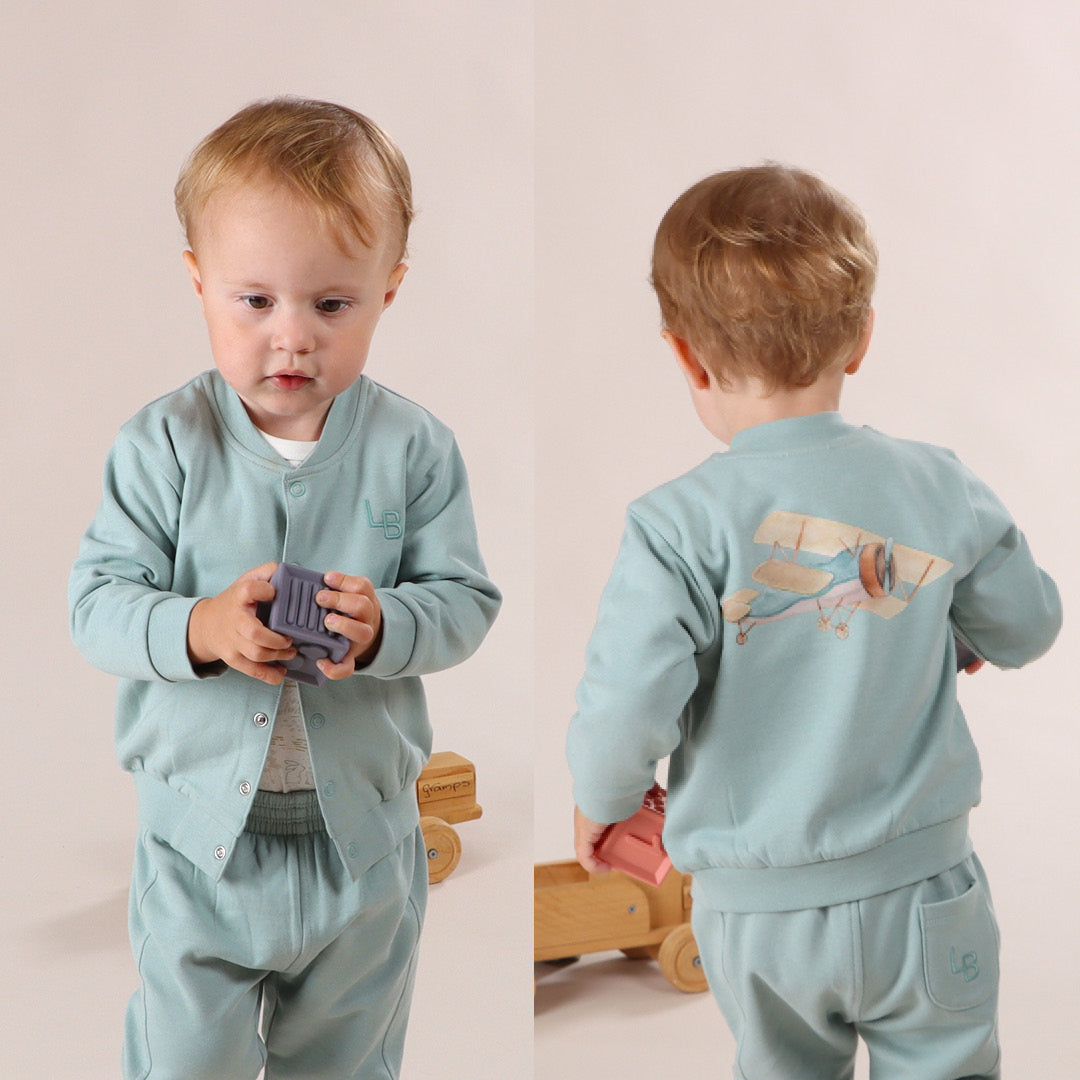 Cotton Bomber Jacket - Little Bee by Dimples - Dimples