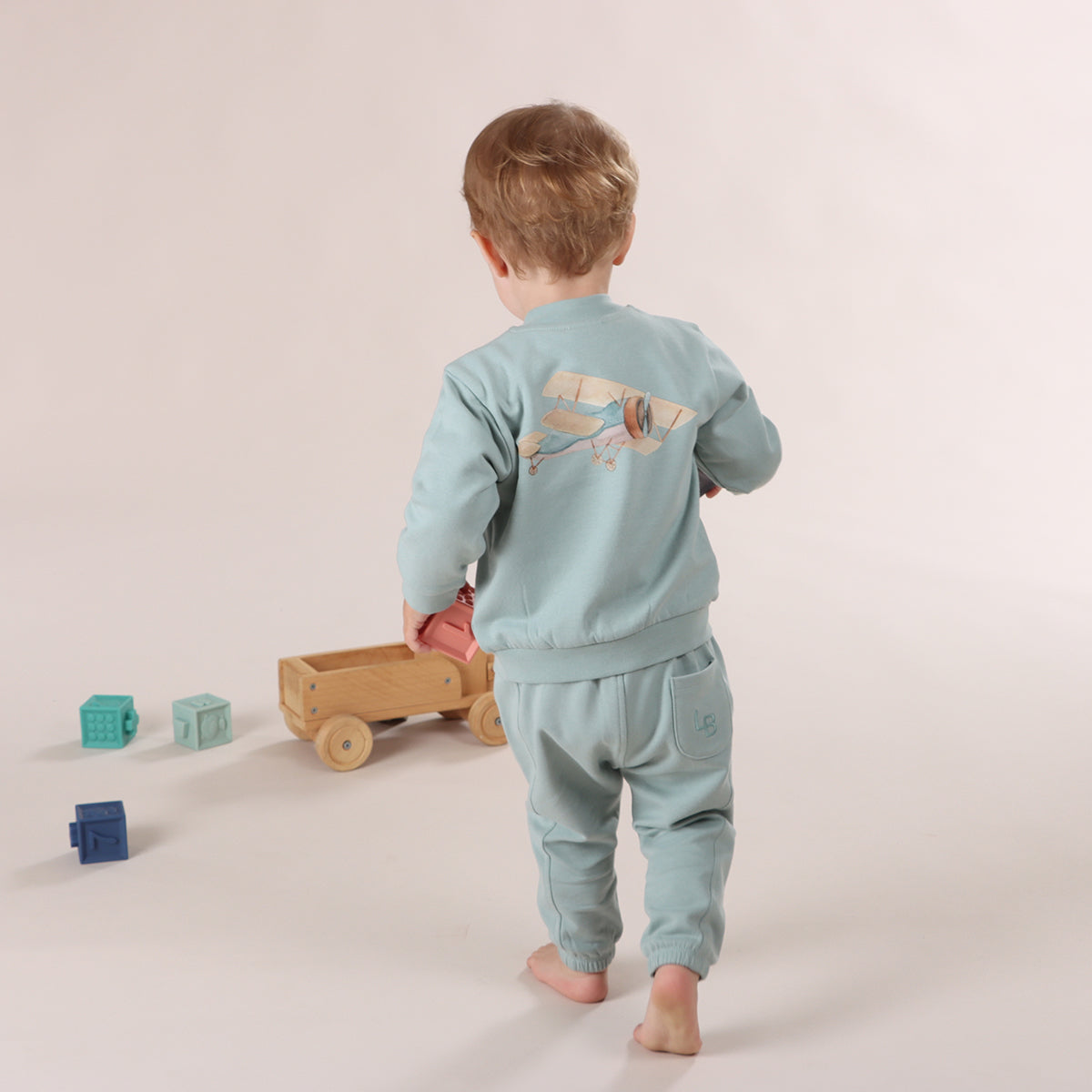 Cotton Track Pants - Little Bee by Dimples - Dimples