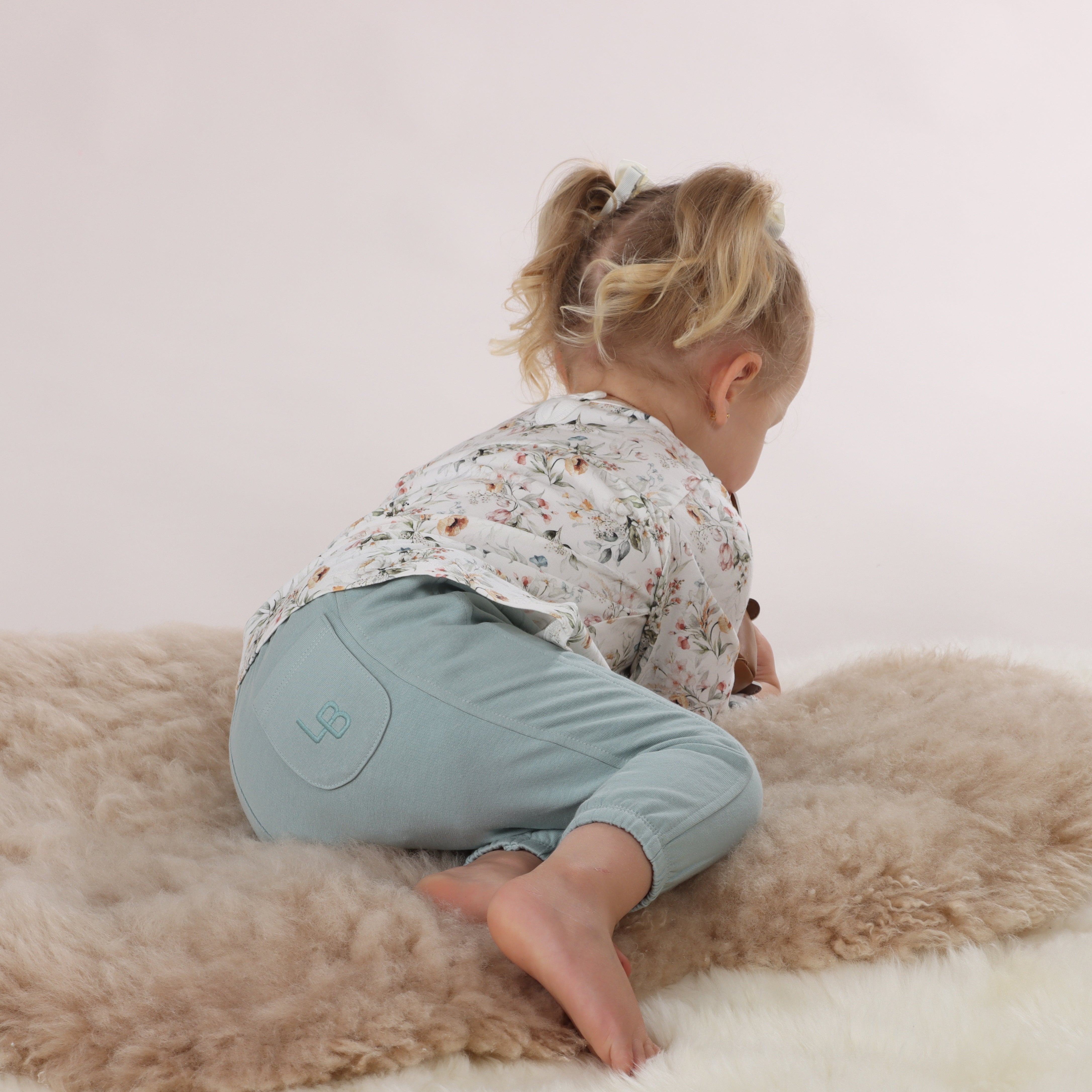 Cotton Track Pants - Little Bee by Dimples - Dimples