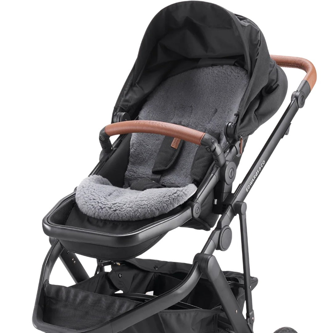 Baby Move Stroller Sheepskin Grey - Classic New Zealand