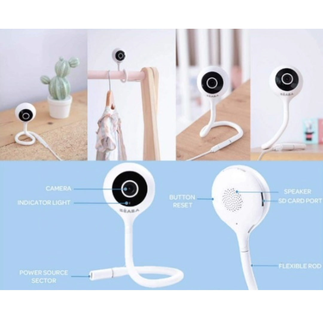 Beaba Video Baby Monitor Zen Connect Midnight Blue - Beaba