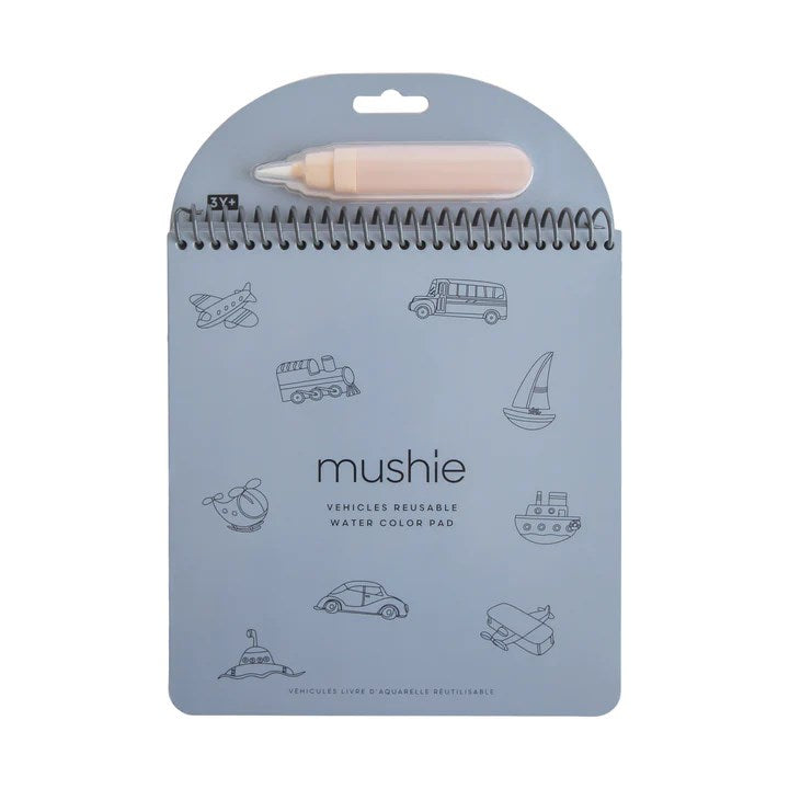 Mushie Reusable Water Colour Pad Vehicles - Mushie