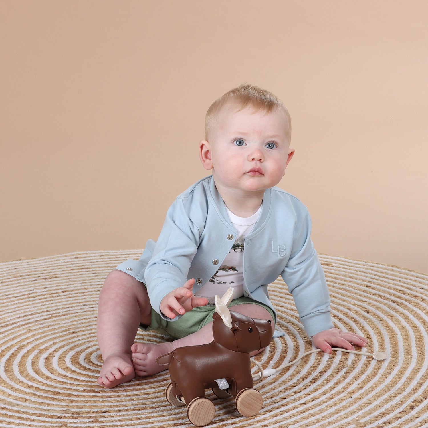 Bomber Jacket 12mth Blue - Little Bee by Dimples