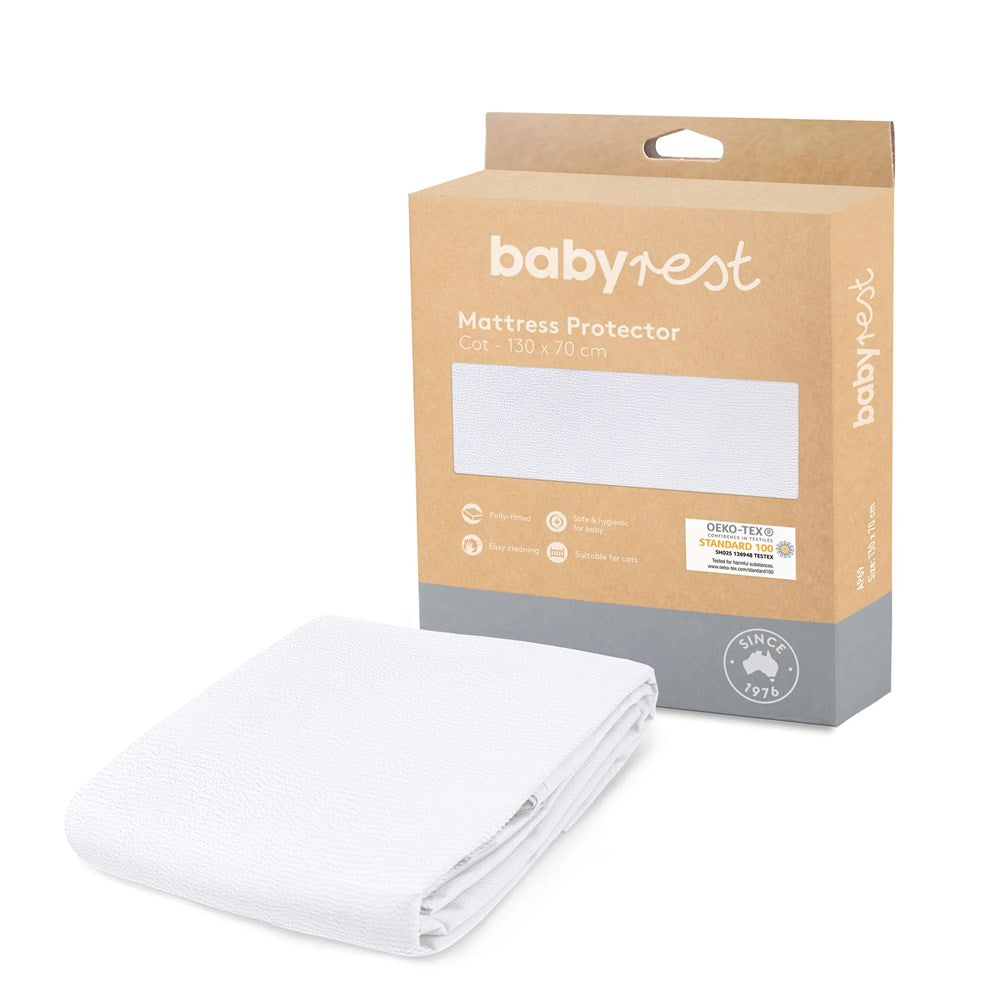 Waterproof Mattress Protector - BabyRest - Dimples