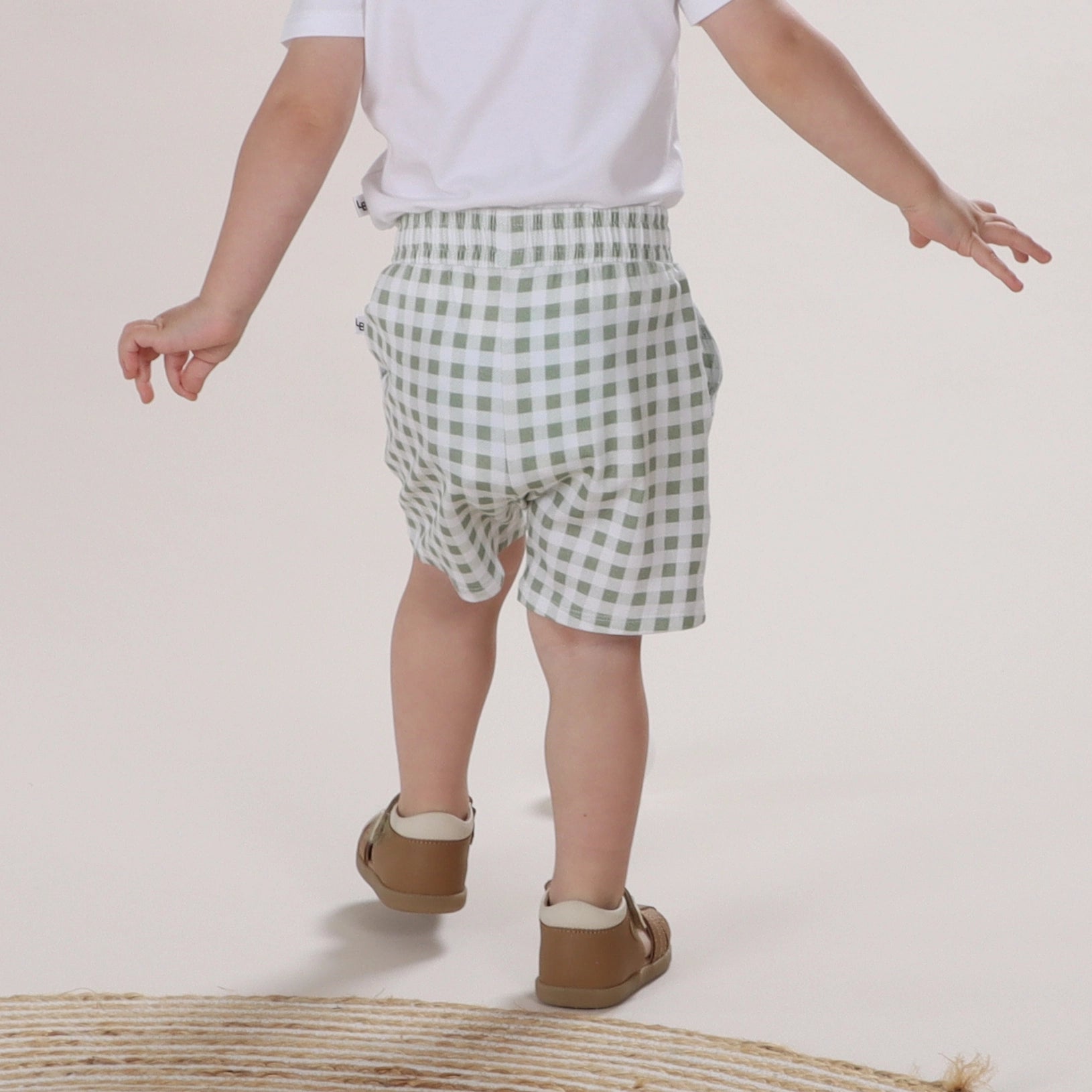 Cotton Shorts 3mth Green - Little Bee by Dimples