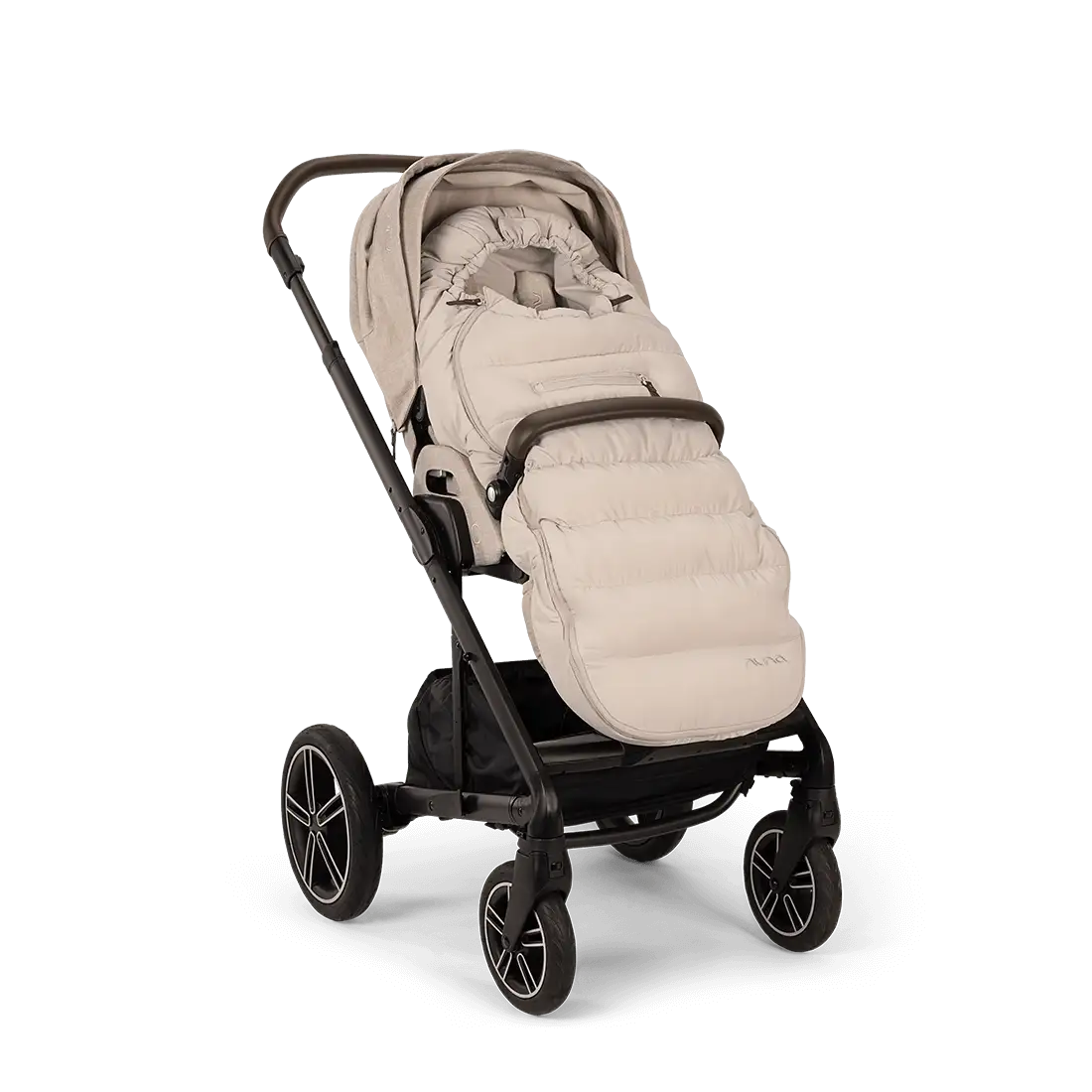 Nuna Winter Stroller Set Biscotti | Merino Wool Footmuff