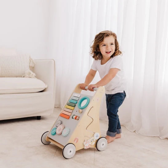 Wooden Activity Play Walker - Bubble