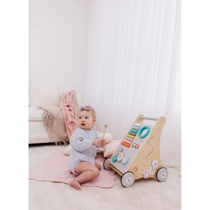 Wooden Activity Play Walker - Bubble