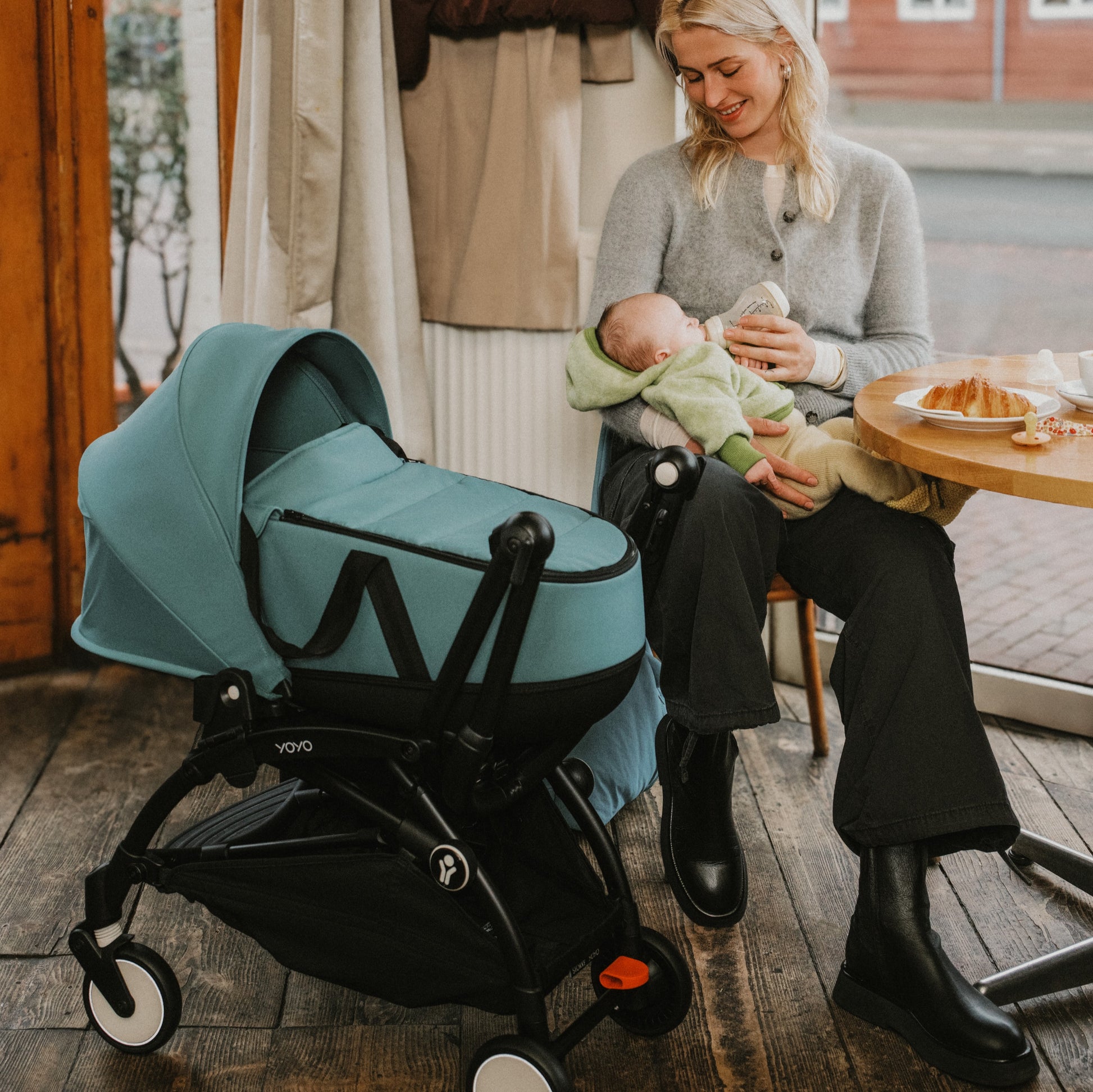 Stokke YOYO 0+ Bassinet Aqua Blue - Stokke