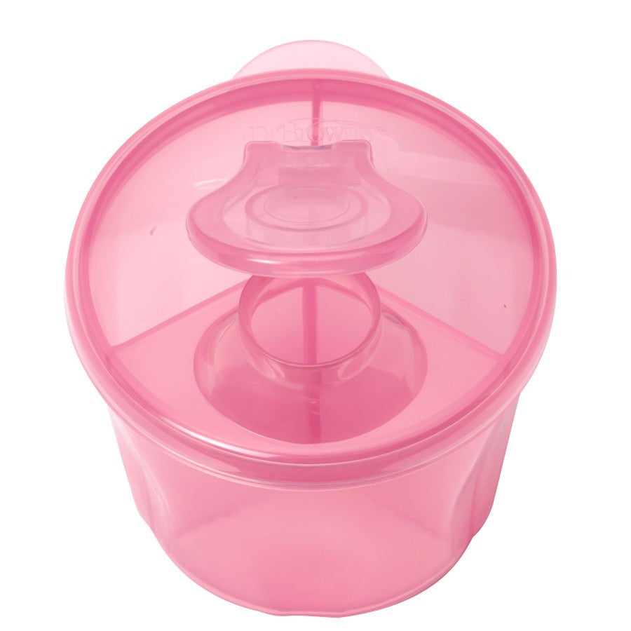 Dr Brown's Pink Milk Powder Dispenser top view