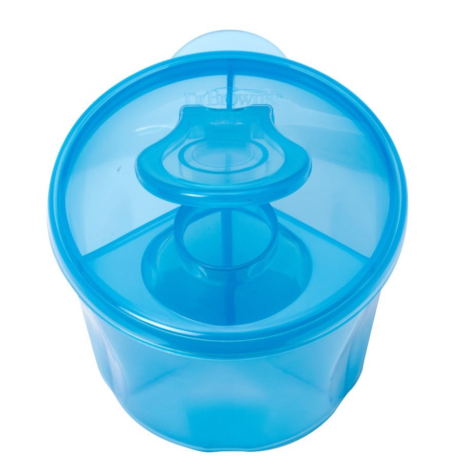 Dr Brown's Blue Milk Powder Dispenser top view