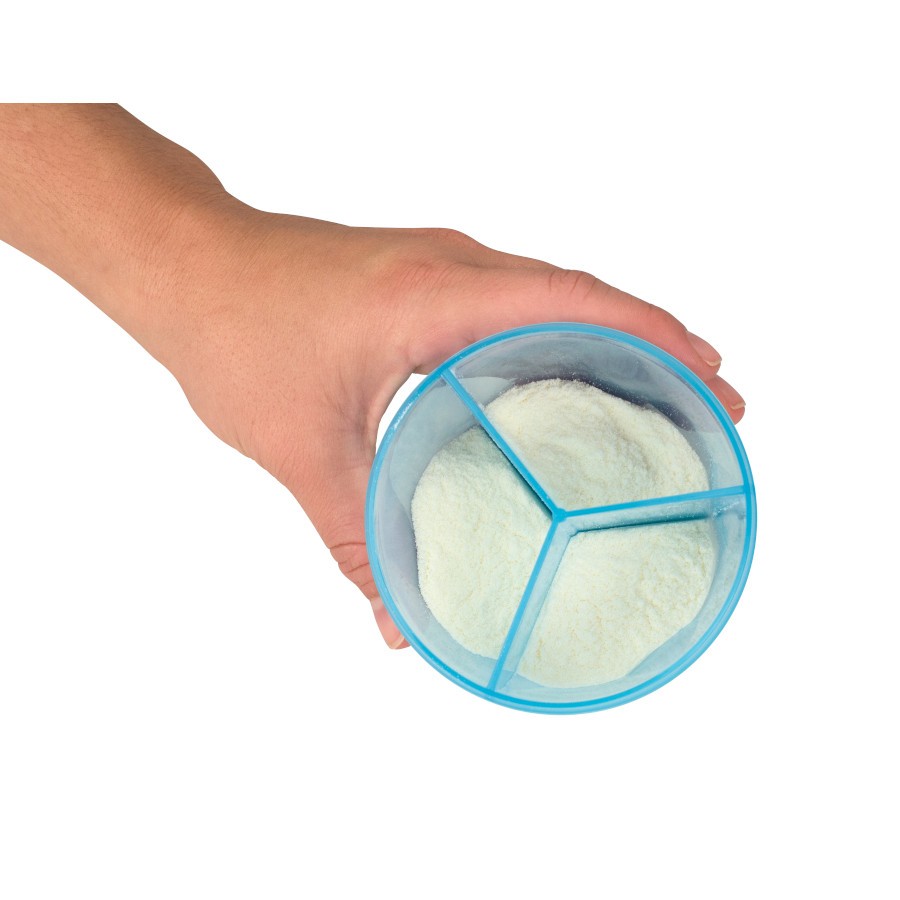 Milk dispenser compartments