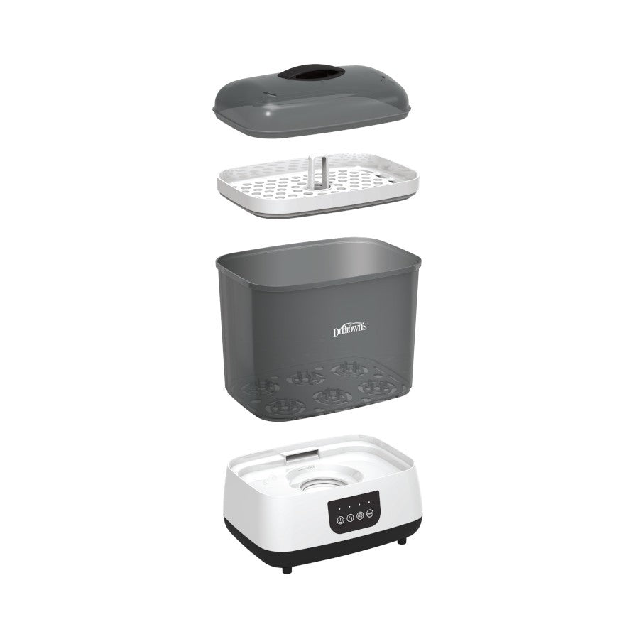 Dr Browns Electric Clean Steam Steriliser and Dryer exploded view