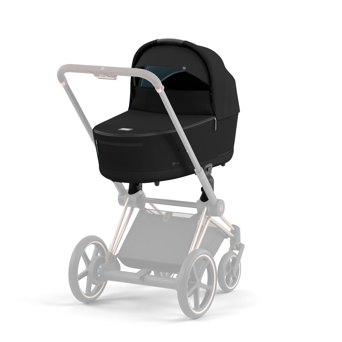Cybex Priam Lux Carry Cot 2022 Stardust Plus Black