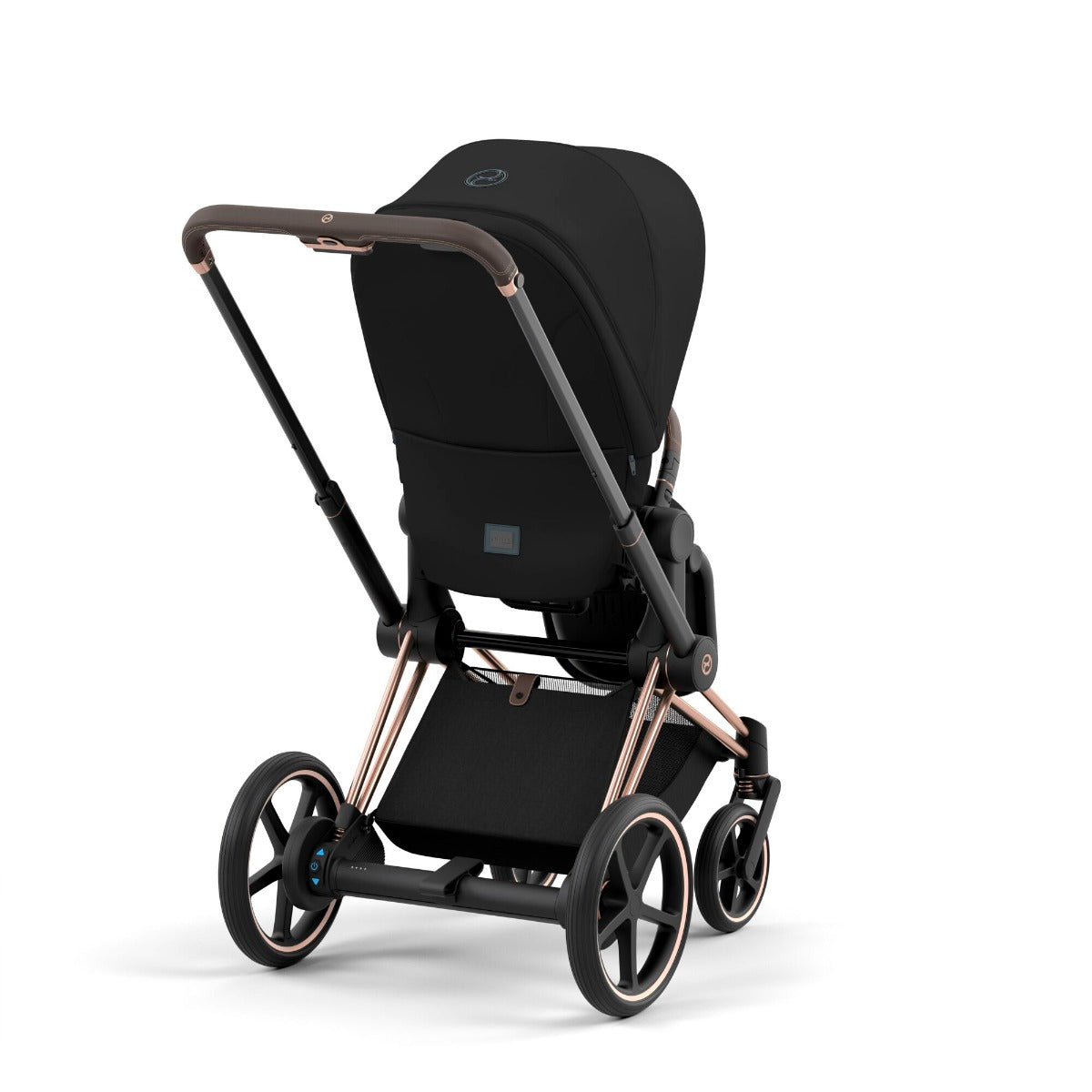 Cybex ePriam Pram 2022 in Rose Gold + Stardust Black Plus