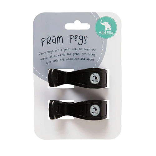 All4Ella Pram Pegs pack in black :image,small_image,thumbnail,swatch_image