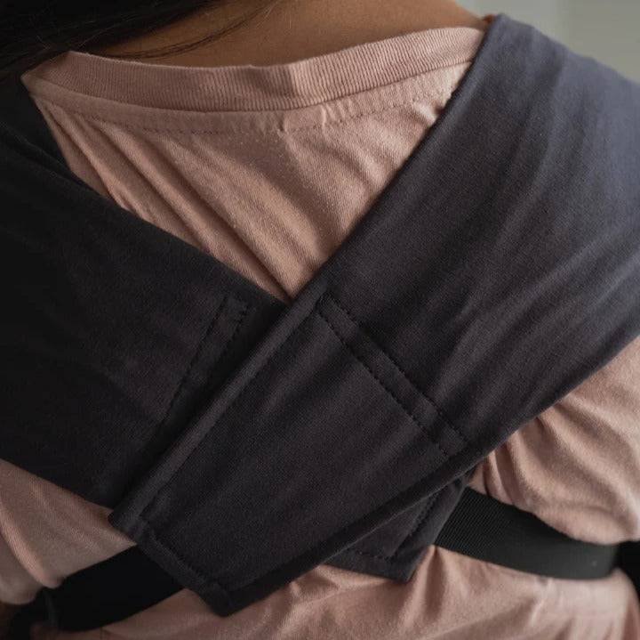 Boba Bliss Charcoal Baby Carrier back view