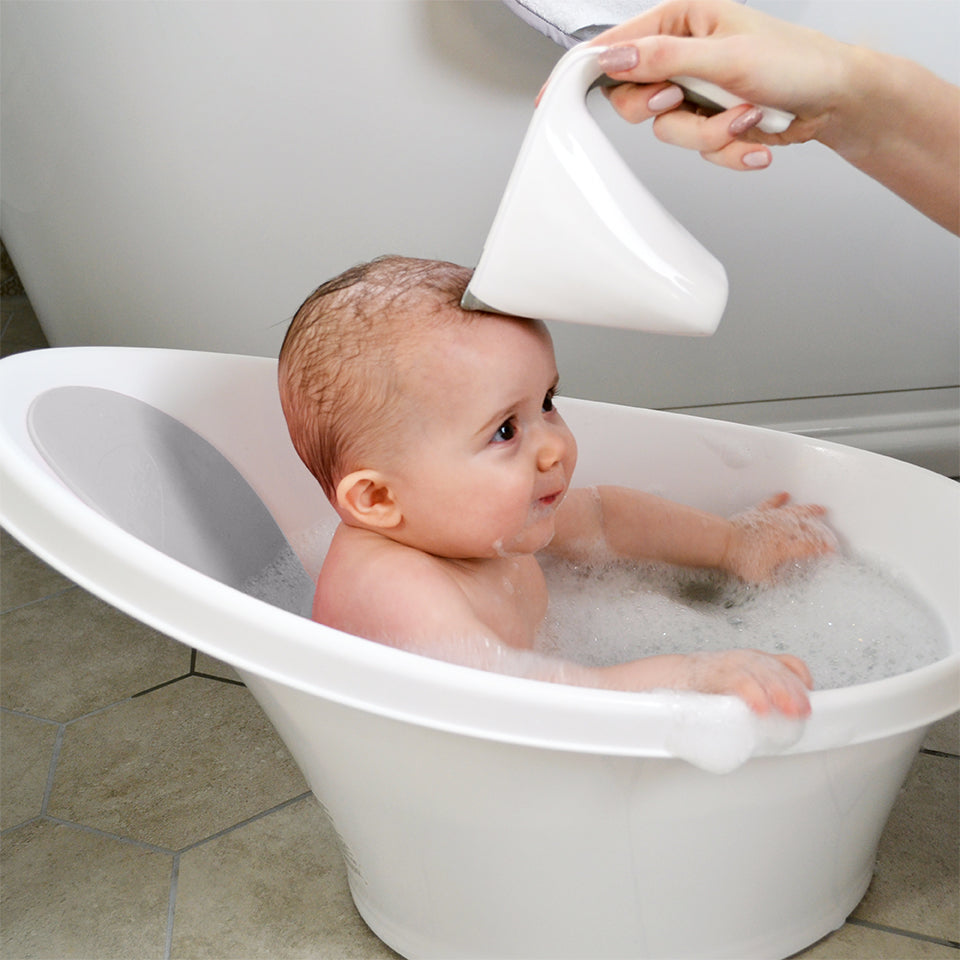 Shnuggle Bath White and Grey