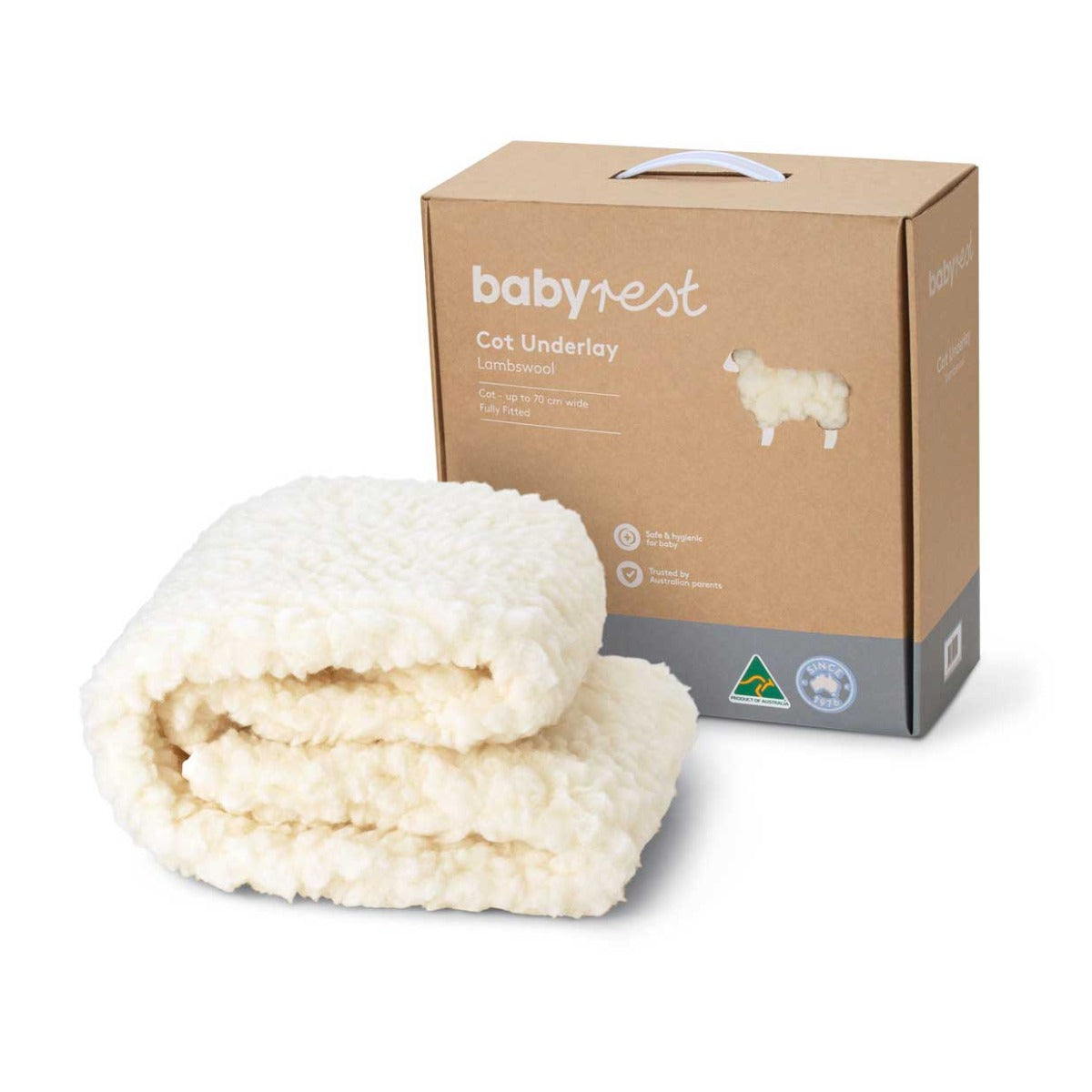Babyrest Lambswool Cot Underlay:image,small_image,thumbnail,swatch_image