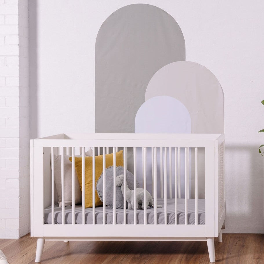 Babyrest Kaya Cot in white colour