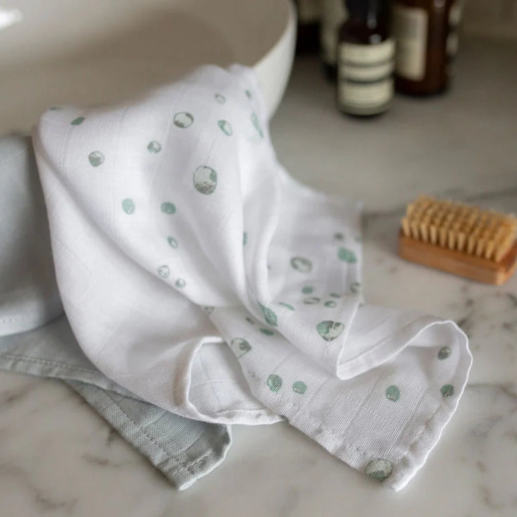 Muslin Washers 6pk - Little Bamboo - Dimples