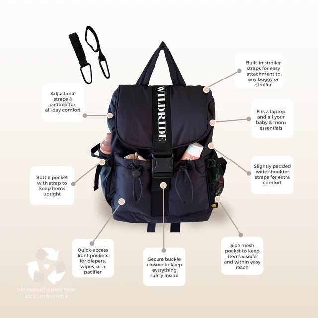Wildride Backpack Black - Wildride