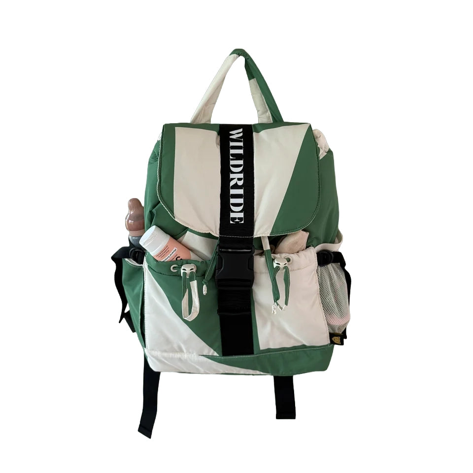 Wildride Backpack Green Graphic - Wildride
