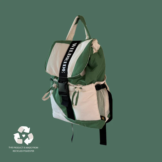 Wildride Backpack Green Graphic - Wildride