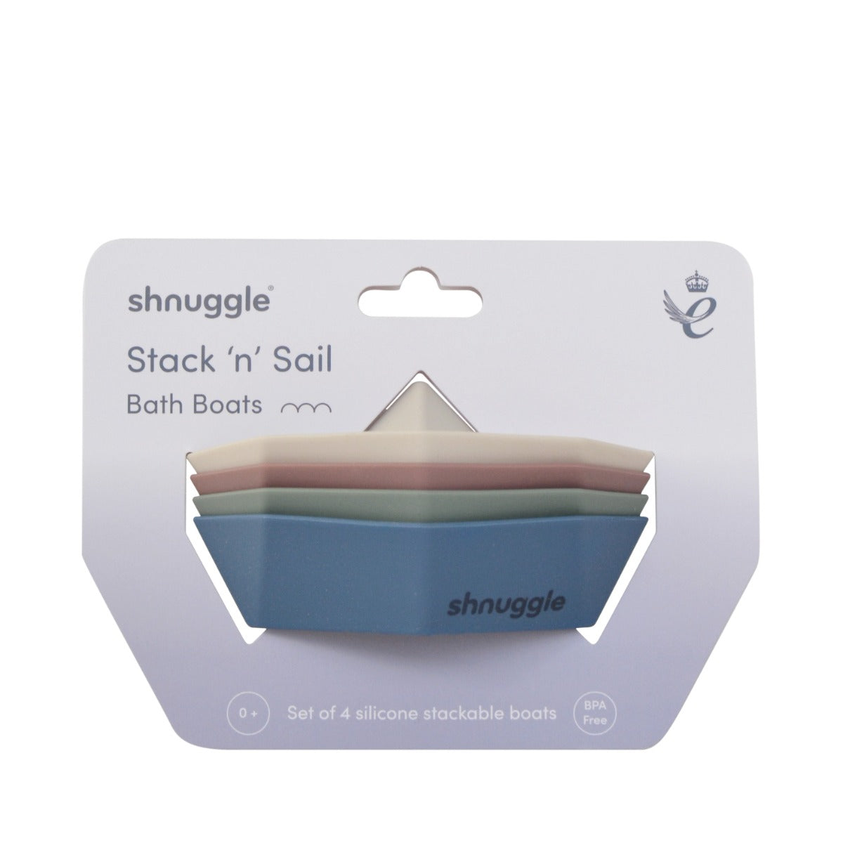 Shnuggle Stacking Boat Toy multicolour separate pack