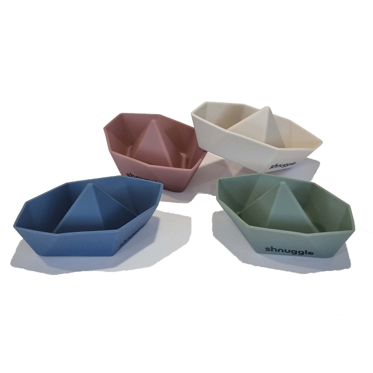 Shnuggle Stacking Boat Toy multicolour separate