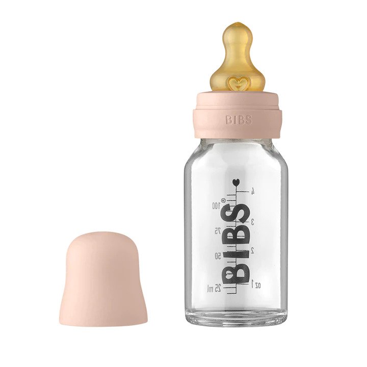 BIBS Latex Glass Bottle Set 110ml Blush:image,small_image,thumbnail,swatch_image