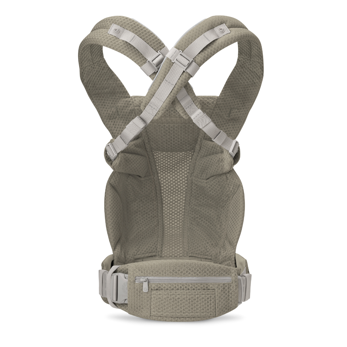 Rear view of Ergobaby mesh baby carrier