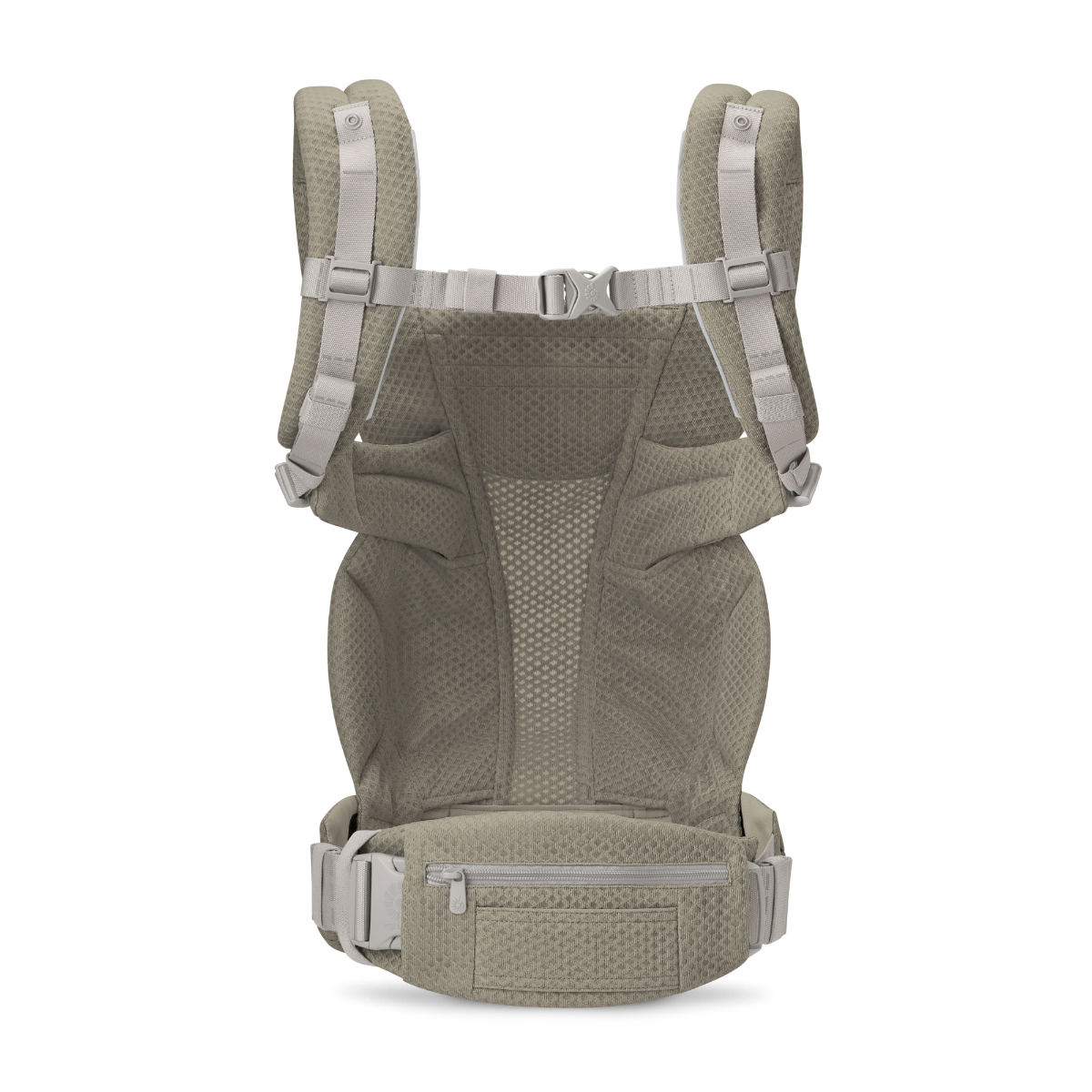 Rear view of Ergobaby mesh baby carrier