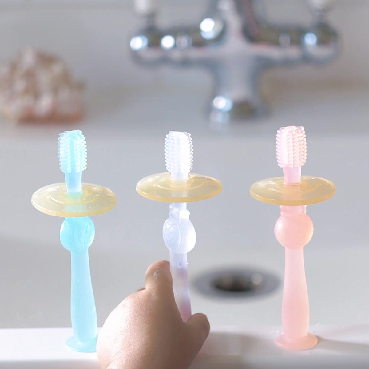 Haakaa 360 Baby Toothbrush - Haakaa - Dimples