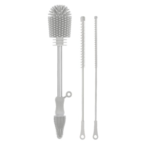 Silicone Cleaning Brush Kit Grey:image,small_image,thumbnail,swatch_image