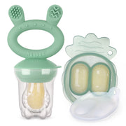 Haaka fresh feeder pea green teether with nibble tray:image,small_image,thumbnail,swatch_image