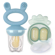 Haaka fresh feeder sky blue teether with nibble tray:image,small_image,thumbnail,swatch_image