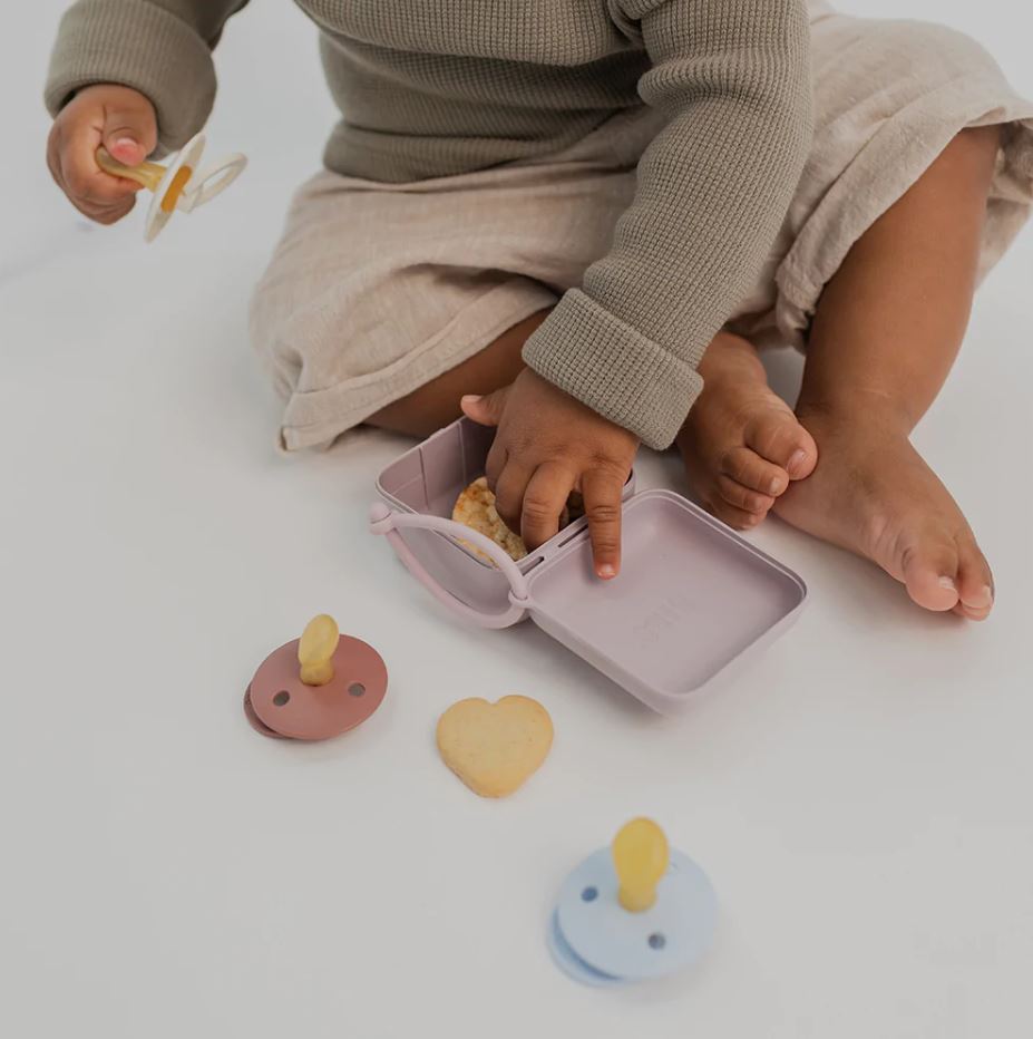 Pacifier Box in lilac from Bibs