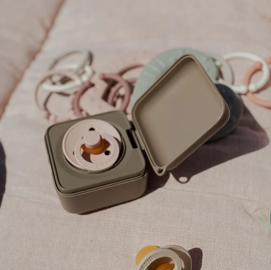 Bibs Brand Pacifier box in Ivory
