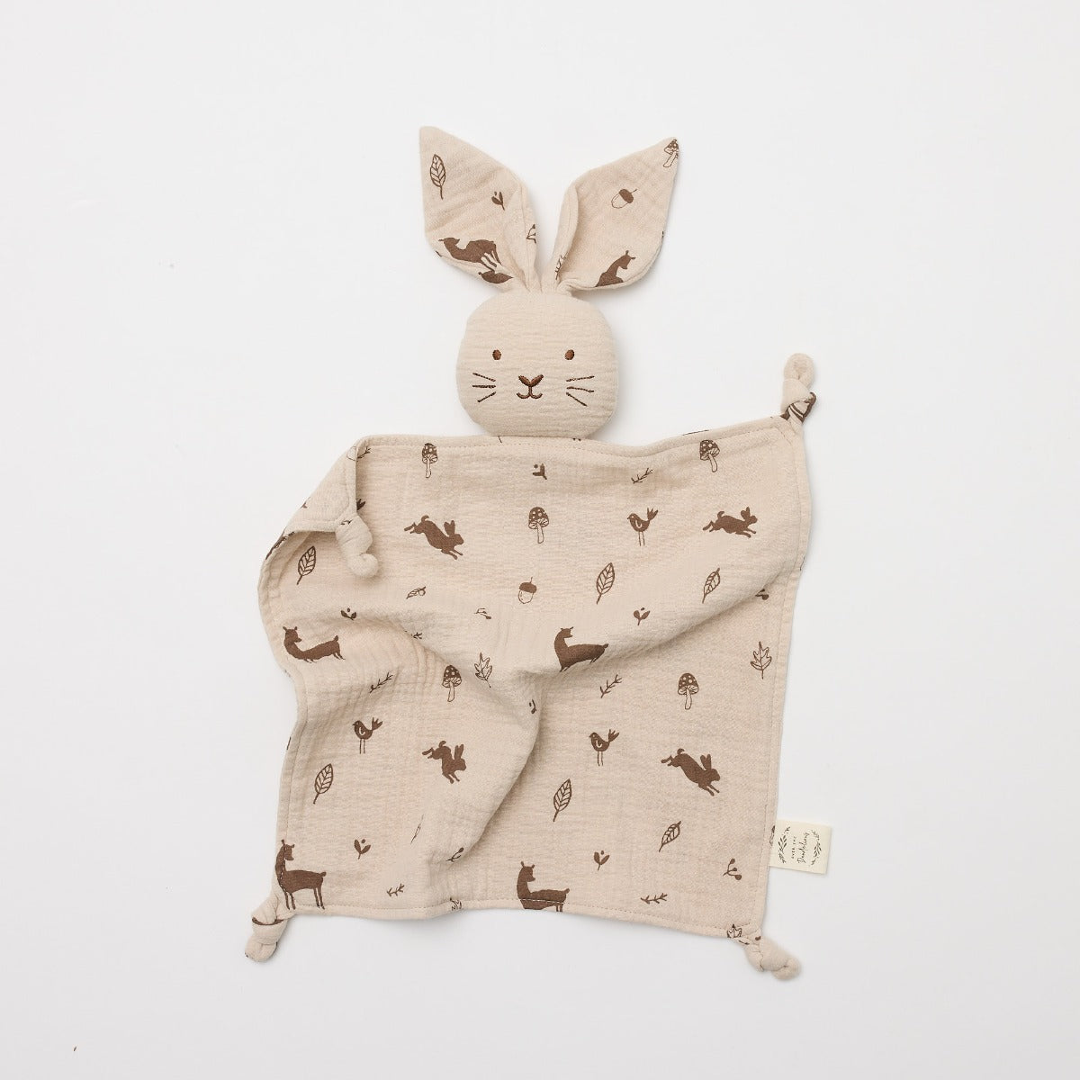 Over the Dandelions Bunny Lovey Comforter in Woodland:image,small_image,thumbnail,swatch_image