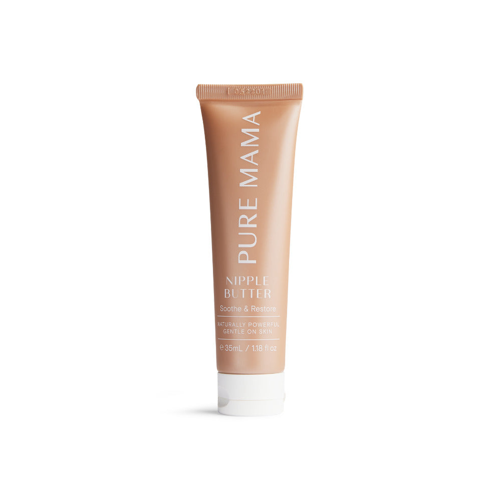 pure mama nipple butter in brown tube packaging with white background:image,small_image,thumbnail,swatch_image