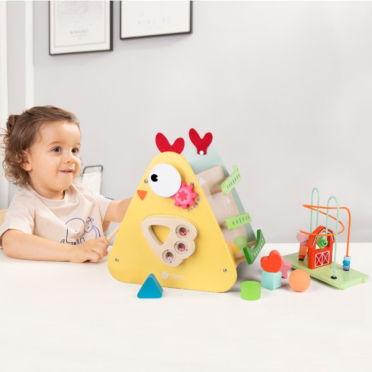 Happy Hen Activity Box lifestyle shot