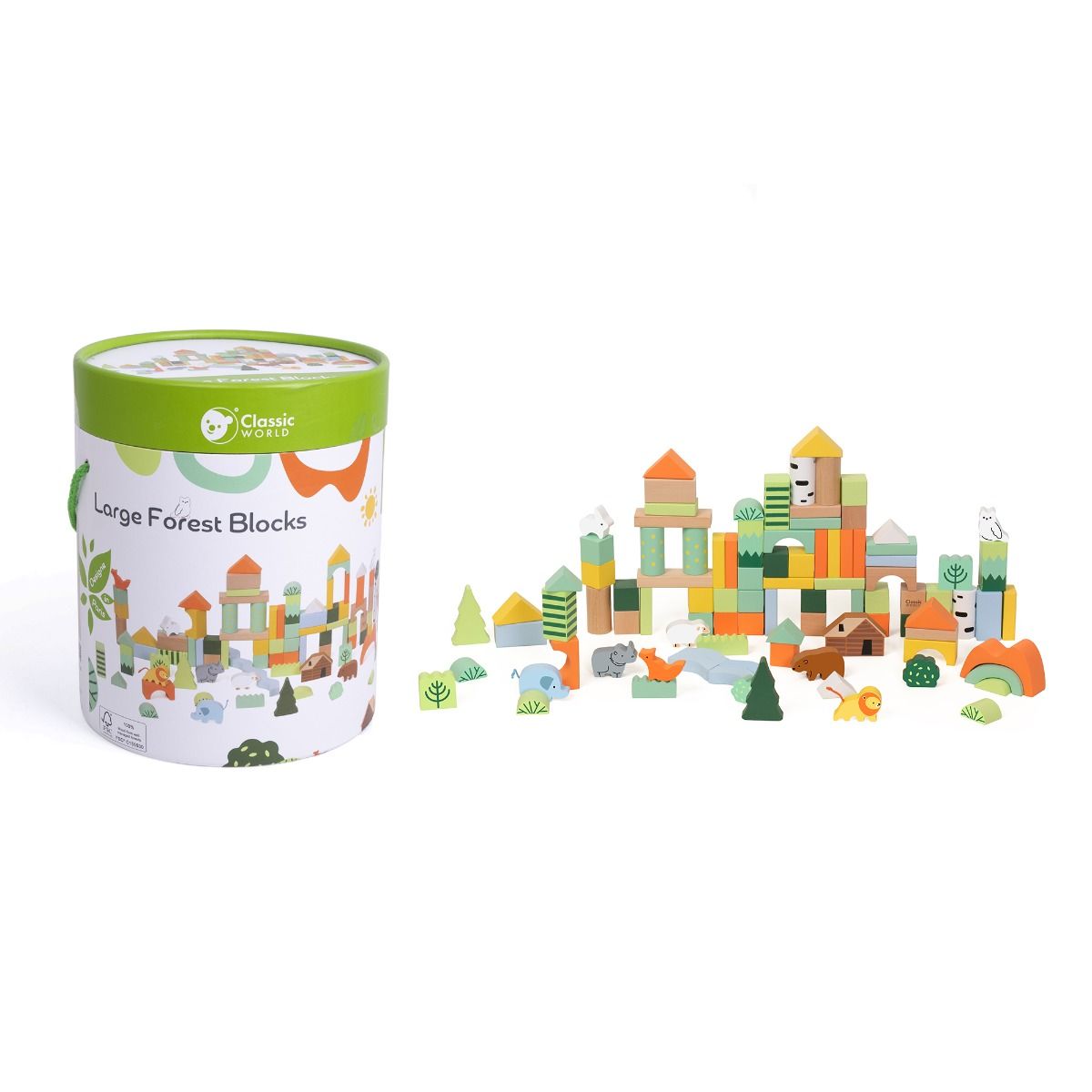 Large forest blocks