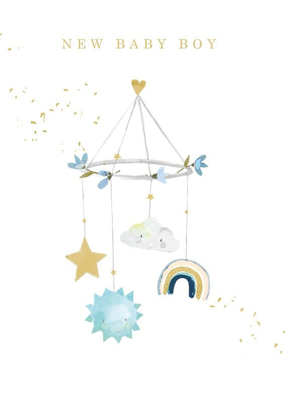 Baby Boy Mobile Card - Hammond Gower