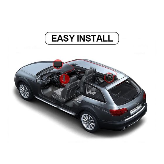 CAR SEAT BABY MONITOR - BLACK by Baby Jogger easy install