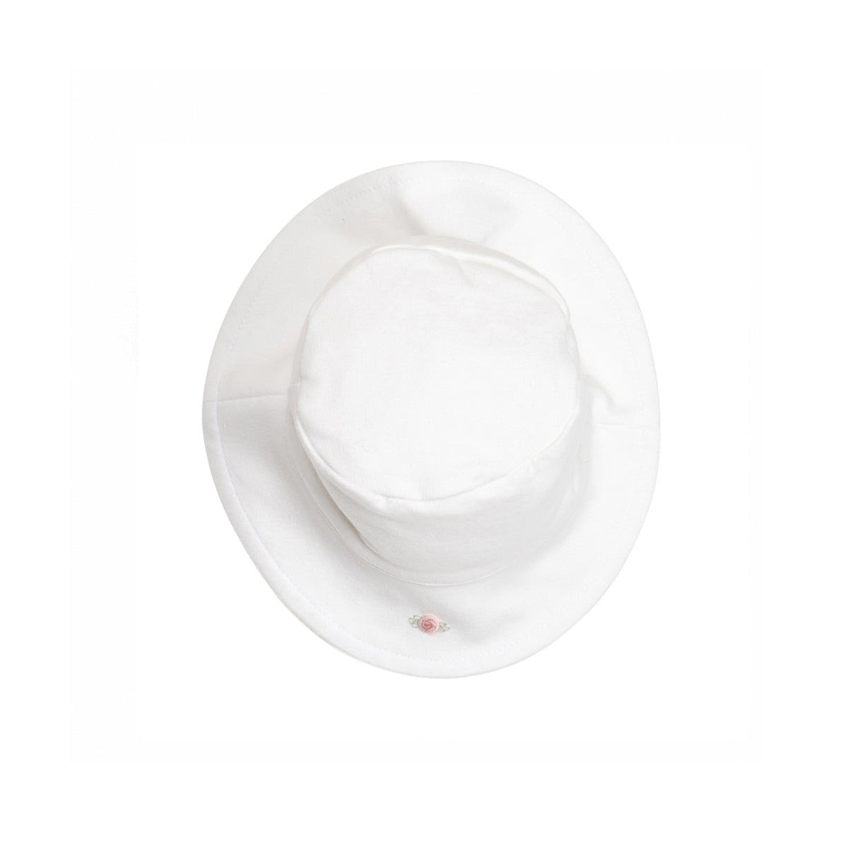 Cotton Sunhat Dimples in white rose:image,small_image,thumbnail