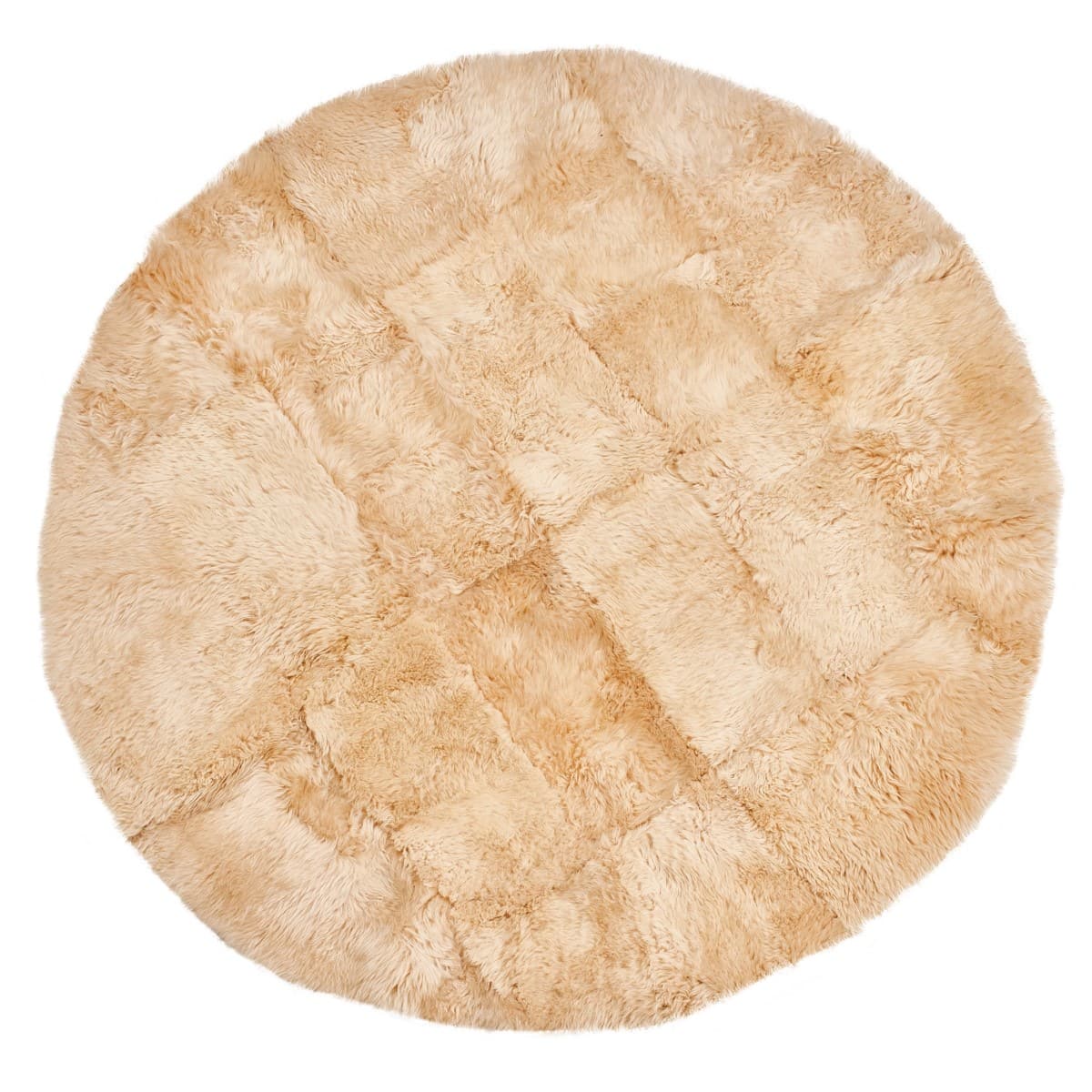 Classic New Zealand 1.5m Round sheepskin rug in honey:image,small_image,thumbnail,swatch_image