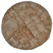 Classic New Zealand 1.5m Round sheepskin rug in sand:image,small_image,thumbnail,swatch_image